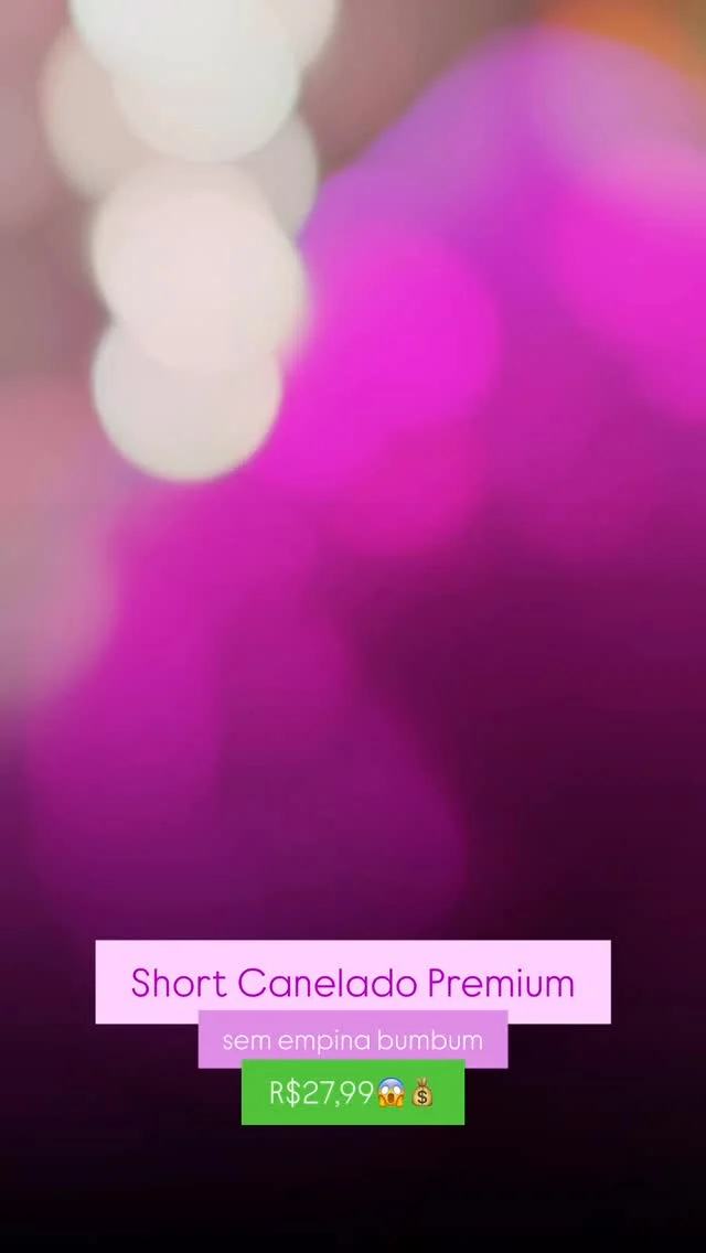 Aquele achadinho que a gente ama! ✨

Short Canelado Premium por apenas R$27,99. 

Sim, você leu certo! Conforto absoluto, tecido de alta qualidade e aquele ajuste perfeito no corpo.
Quem disse que para
 estar linda no treino precisa gastar muito? 💸💖

🛍️ Garanta o seu no link da bio!