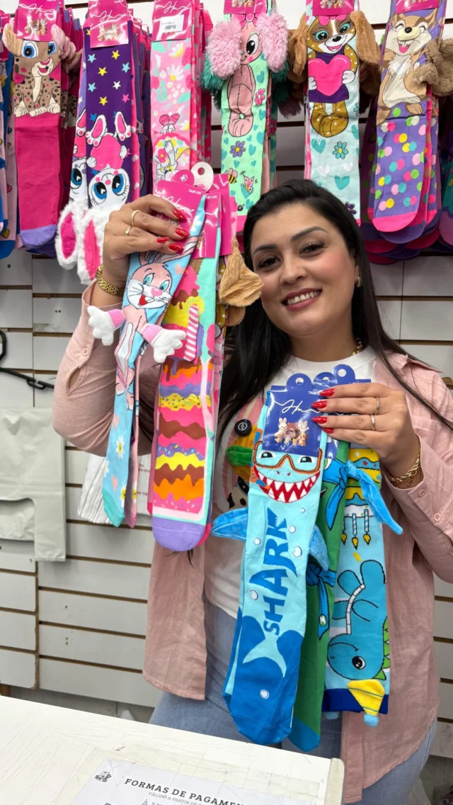 🤪 Meia Maluca para o Dia das Crianças! 🎈🎁
Uma opção divertida, colorida e perfeita para presentear a criançada! 💕✨

💰 R$ 15,99 a unidade
📦 Pacote com 12 pares: R$ 159,99

Garanta as suas para o Dia das Crianças! 🥰

#MeiaMaluca #DiaDasCrianças #MeiasDivertidas #PresenteDiaDasCrianças #BellaFlor AtacadoBellaFlor Novidades