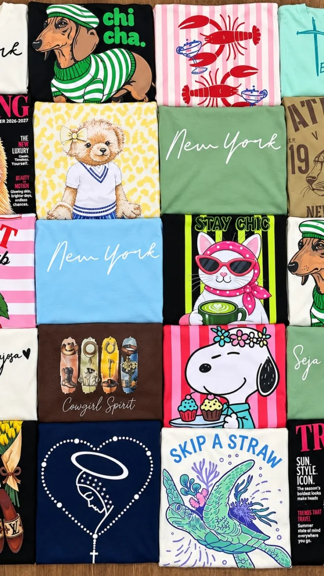 💕 GURIAAAAS, OLHA ESSAS T-SHIRTS! 😍🛍️

Uma estampa mais linda que a outra! 🥹💖

Chegaram nossas T-shirts com várias estampas diferentes, perfeitas para montar looks lindos, estilosos e confortáveis! ✨

💗 APENAS R$ 22,99 CADA! 💗

Tem estampas para todos os gostos! Corre garantir a tua favorita antes que acabe! 🏃‍♀️💕

📍 Bella Flor Atacado e Varejo

#BellaFlor #TShirts #Novidades #ModaFeminina #Achadinhos LookDoDia
